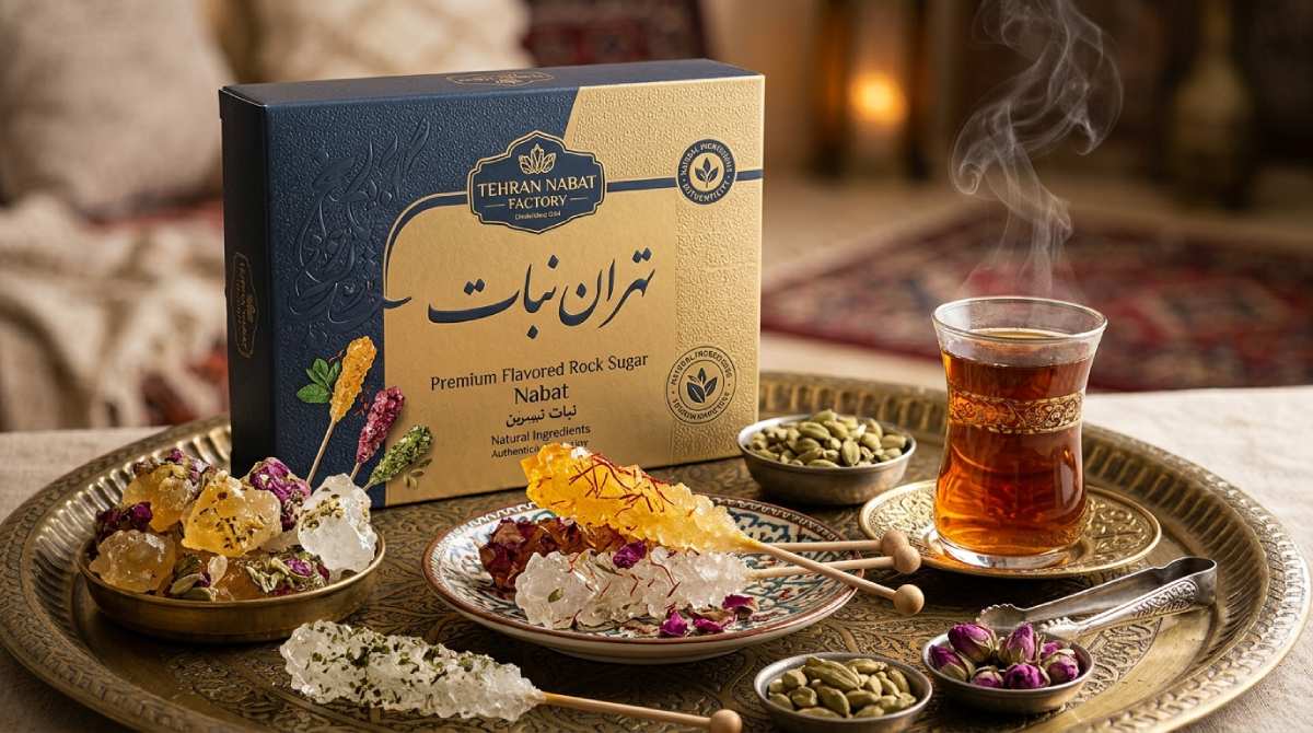 خرید نبات طعم‌دار گیاهی نبات تهران