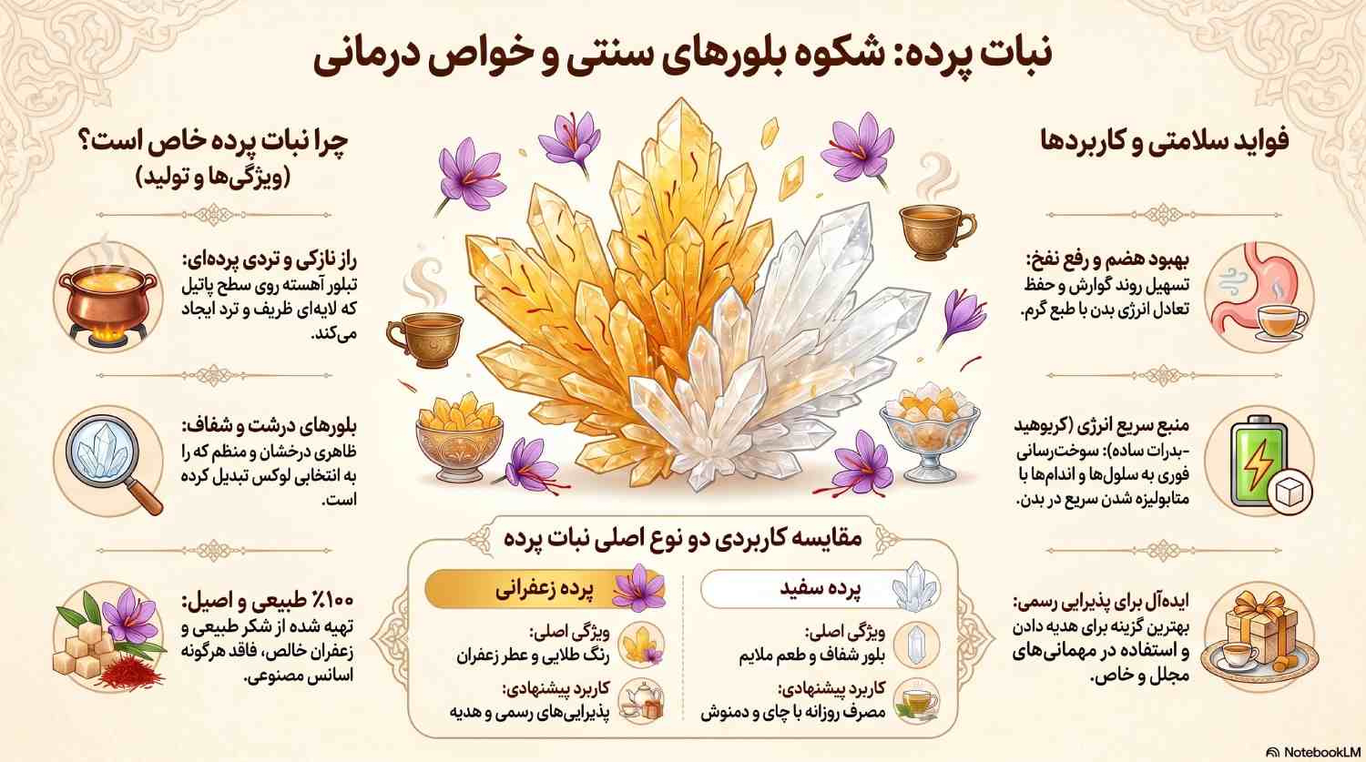 ویژگی‌ها و کاربردهای نبات پرده