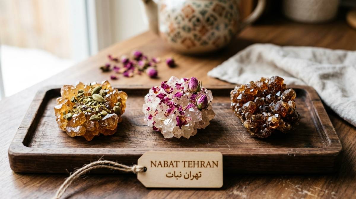 نبات تخته ای طعم دار نبات تهران