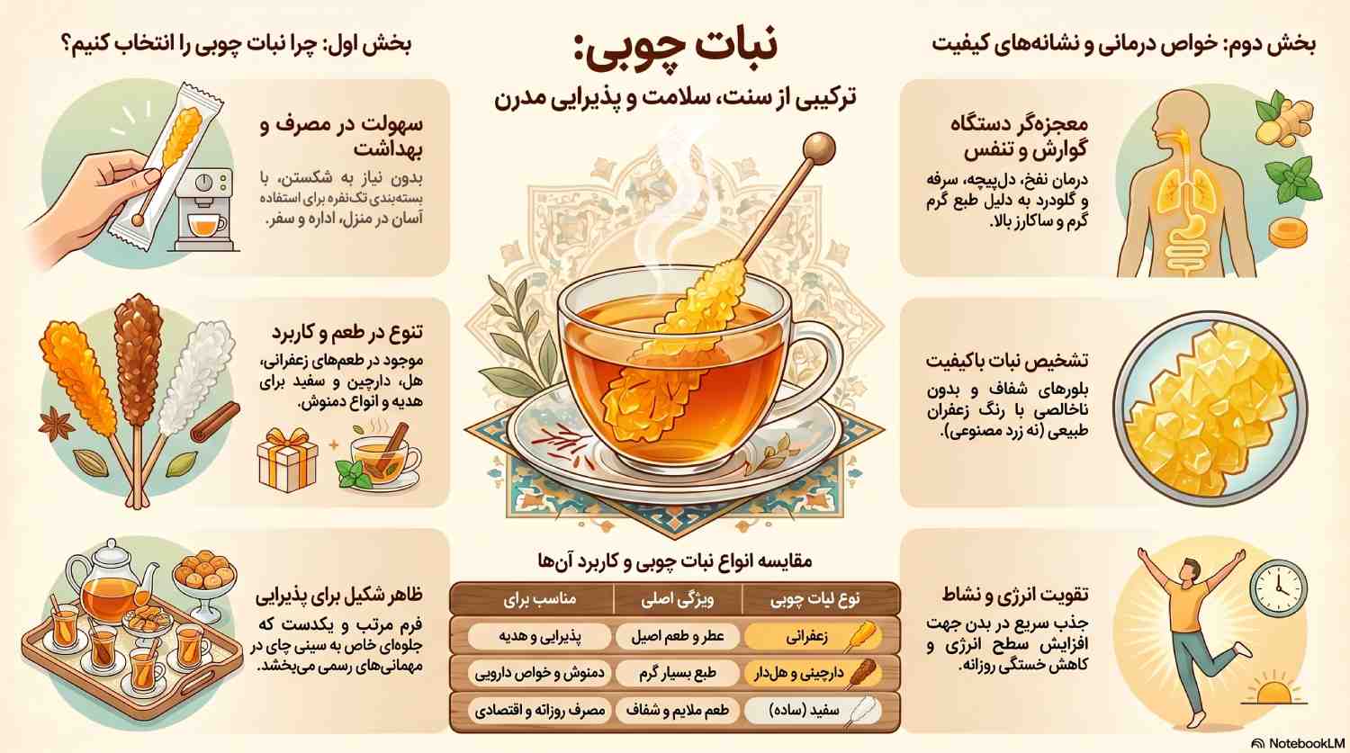 راهنمای ویژگی‌های نبات چوبی